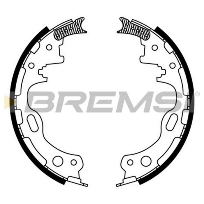 GF0840.JPG Kit Ganasce Freno Posteriore Nissan Cabstar Cabstar E Gf0840 440603t125 S.f. Akebono Bremsi