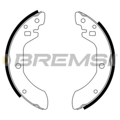 GF0842.JPG Kit Ganasce Freno Posteriore Nissan Bluebird (910) Gf0842 41060-t3226 S.f. Akebono Bremsi