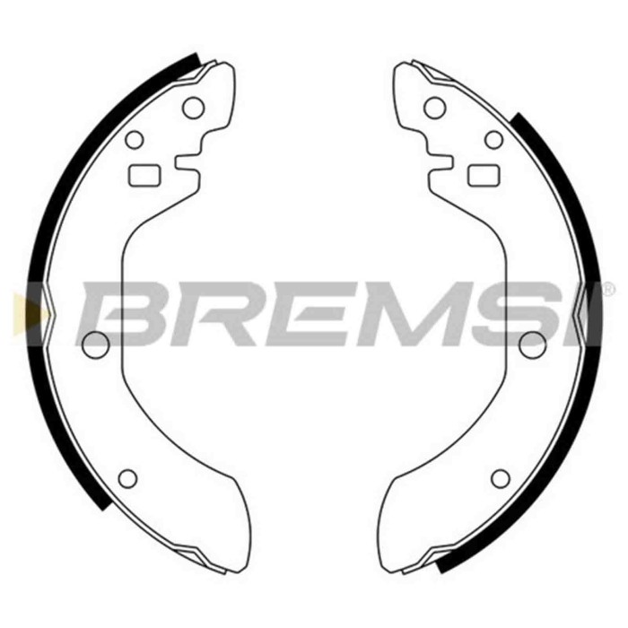 GF0842.JPG Kit Ganasce Freno Posteriore Nissan Bluebird (910) Gf0842 41060-t3226 S.f. Akebono Bremsi