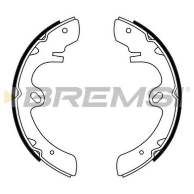 GF0847.JPG Kit Ganasce Freno Posteriore Nissan Urvan Furgonato Gf0847 4406005w25 S.f. Sumitomo Bremsi