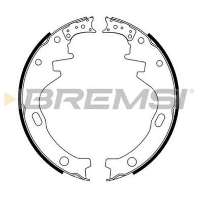 GF0848.JPG Kit Ganasce Freno Posteriore Nissan Pick-up Urvan Furgonato Urvan Autobus Gf0848 41060b8626 S.f. Sumitomo Bremsi