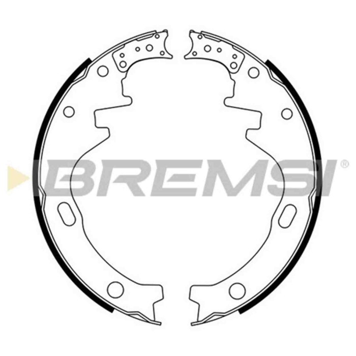 GF0848.JPG Kit Ganasce Freno Posteriore Nissan Pick-up Urvan Furgonato Urvan Autobus Gf0848 41060b8626 S.f. Sumitomo Bremsi