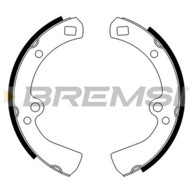 GF0852.JPG Kit Ganasce Freno Posteriore Nissan Sunny Sunny Traveller Gf0852 44050-18000 S.f. Sumitomo Bremsi