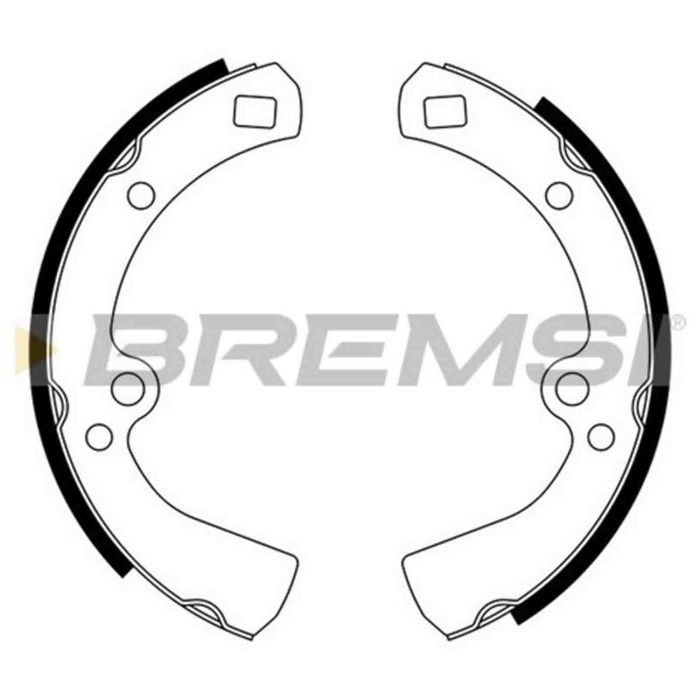 GF0852.JPG Kit Ganasce Freno Posteriore Nissan Sunny Sunny Traveller Gf0852 44050-18000 S.f. Sumitomo Bremsi