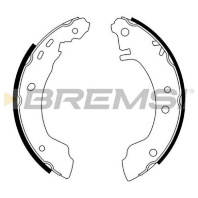 GF0854.JPG Kit Ganasce Freno Posteriore Nissan Primera (p10) Gf0854 44060-70j25 S.f. Bendix Bremsi