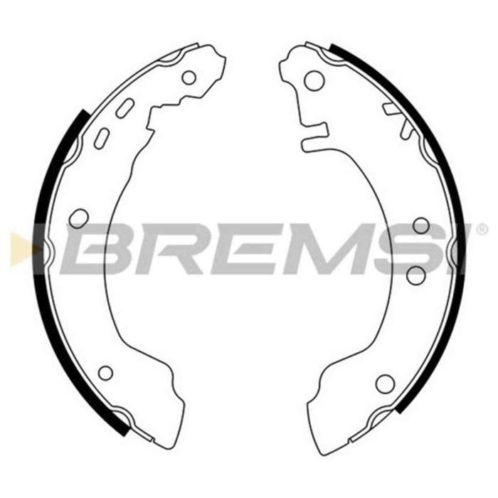 GF0854.JPG Kit Ganasce Freno Posteriore Nissan Primera (p10) Gf0854 44060-70j25 S.f. Bendix Bremsi