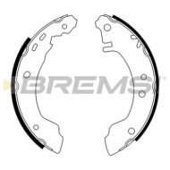 GF0854.JPG Kit Ganasce Freno Posteriore Nissan Primera (p10) Gf0854 44060-70j25 S.f. Bendix Bremsi