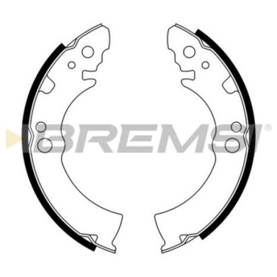 GF0855.JPG Kit Ganasce Freno Posteriore Nissan Micra I Gf0855 4406004b25 S.f. Sumitomo Bremsi
