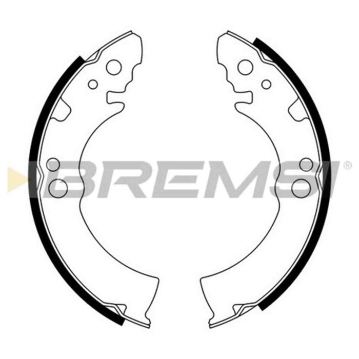 GF0855.JPG Kit Ganasce Freno Posteriore Nissan Micra I Gf0855 4406004b25 S.f. Sumitomo Bremsi