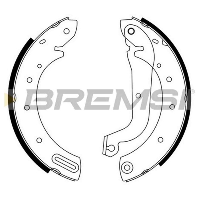 GF0864.JPG Kit Ganasce Freno Posteriore Nissan Serena (c23) Gf0864 44060-0f025 S.f. Lucas Girling Bremsi