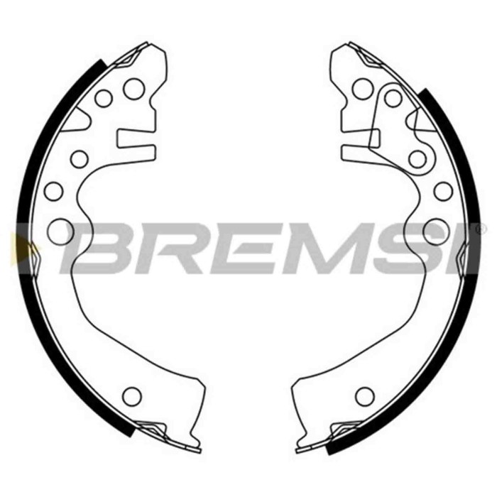 GF0878.JPG Kit Ganasce Freno Posteriore Nissan Cube Gf0878 44060ax02 S.f. Akebono Bremsi