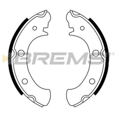 GF0880.JPG Kit Ganasce Freno Posteriore Subaru Leone Ii Leone Ii Hatchback Leone Ii Station Wagon Gf0880 625300111 S.f. Akebono 