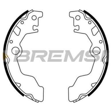 GF0888.JPG Kit Ganasce Freno Posteriore Subaru Vivio Rex Ii Rex Iii Gf0888 26214-ka010 S.f. Sumitomo Bremsi