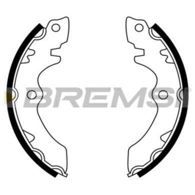 GF0900.JPG Kit Ganasce Freno Posteriore Suzuki Alto Gf0900 5321078010 S.f. Sumitomo Bremsi