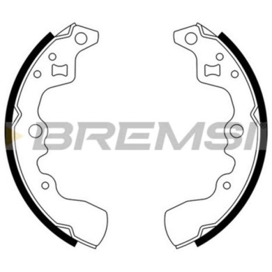 GF0901.JPG Kit Ganasce Freno Posteriore Suzuki Swift I (aa) Gf0901 53200-82810 S.f. Sumitomo Bremsi