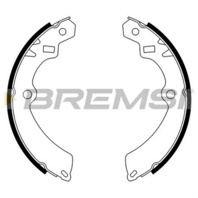 GF0902.JPG Kit Ganasce Freno Posteriore Suzuki Vitara Cabrio (et Ta) Gf0902 53200-608100 S.f. Sumitomo Bremsi