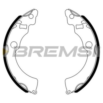 GF0909.JPG Kit Ganasce Freno Posteriore Suzuki Swift Ii 2 Volumi/coda Spiovente Swift Ii Tre Volumi Gf0909 53200-50830 S.f. Akeb