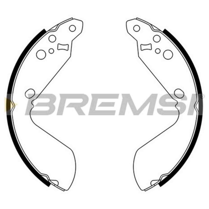 GF0910.JPG Kit Ganasce Freno Posteriore Suzuki Vitara Vitara Cabrio Gf0910 53200-56821-000 S.f. Akebono Bremsi