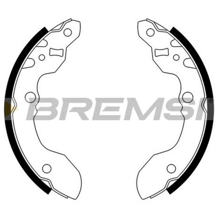 GF0912.JPG Kit Ganasce Freno Posteriore Suzuki Vitara Cabrio Vitara Gf0912 5320060861 S.f. Tokicoico Bremsi