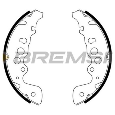 GF0913.JPG Kit Ganasce Freno Posteriore Suzuki Grand Vitara I (ft Ht) Gf0913 53200-65d010 S.f. Tokicoico Bremsi