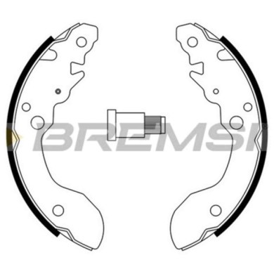 GF0914.JPG Kit Ganasce Freno Posteriore Suzuki Vitara Cabrio Vitara X-90 Gf0914 53200-60a50 S.f. Lucas Girling Bremsi
