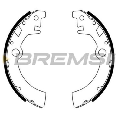 GF0917.JPG Kit Ganasce Freno Posteriore Suzuki Wagon R+ 2 Volumi/coda Spiovente Gf0917 1a002638z S.f. Mando Bremsi