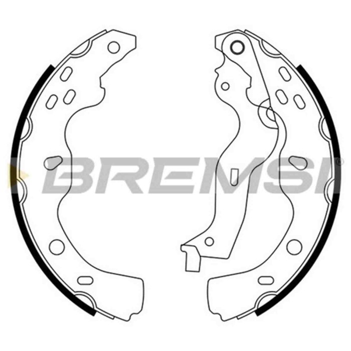 GF0919.JPG Kit Ganasce Freno Posteriore Fiat Sedici Suzuki Sx4 Sx4 Tre Volumi Gf0919 71742832 S.f. Bosch Bremsi