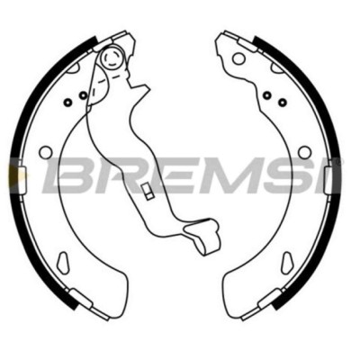 GF0922.JPG Kit Ganasce Freno Posteriore Honda Civic Vii Hatchback Gf0922 04431-s5j-m00 S.f. Akebono Bremsi