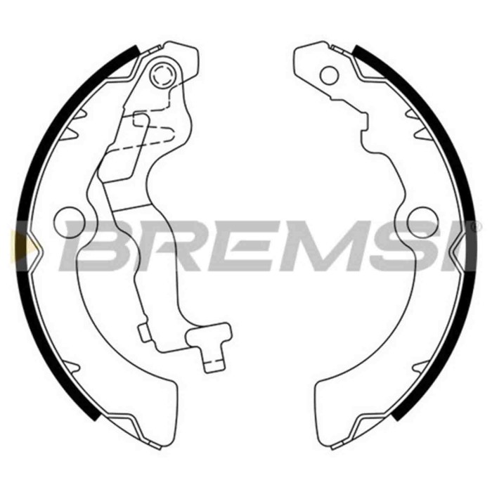 GF0925.JPG Kit Ganasce Freno Posteriore Suzuki Alto Nissan Pixo Gf0925 53200-m68k00-000 S.f. Tokicoico Bremsi