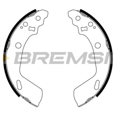 GF0928.JPG Kit Ganasce Freno Posteriore Suzuki Swift Iv Gf0928 53200-58m00 Bremsi