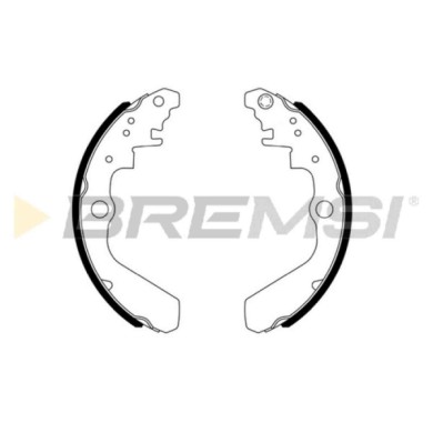 GF0929.JPG Kit Ganasce Freno Posteriore Suzuki Carry Furgonato Gf0929 53200-79a01 Bremsi