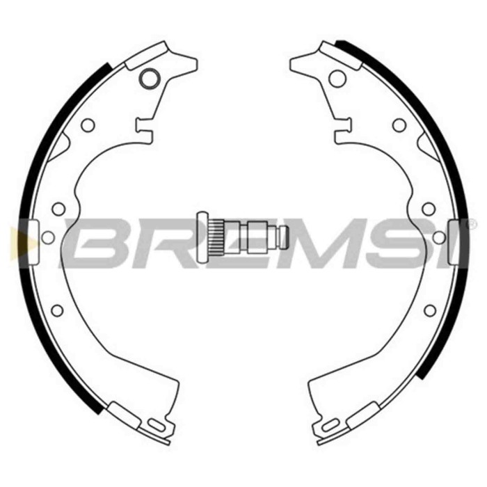 GF0938.JPG Kit Ganasce Freno Posteriore Toyota Hiace Ii Autobus (h11 H2 H3 H4) Gf0938 04495-25061 S.f. Akebono Bremsi