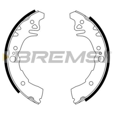 GF0939.JPG Kit Ganasce Freno Posteriore Toyota Yaris Daihatsu Sirion Gf0939 449552010 S.f. Akebono Bremsi