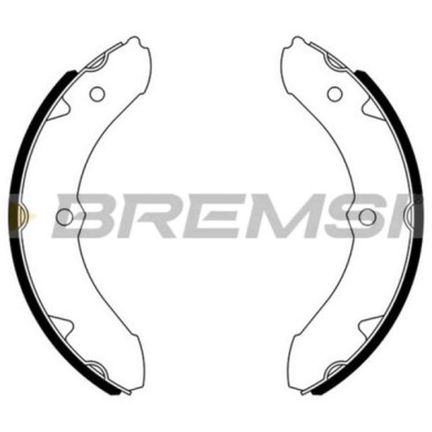 GF0942.JPG Kit Ganasce Freno Anteriore Toyota Land Cruiser Land Cruiser Pick-up Gf0942 04494-60020 S.f. Akebono Bremsi