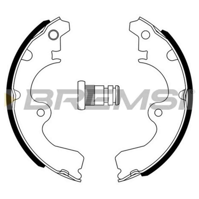 GF0947.JPG Kit Ganasce Freno Posteriore Toyota Corolla Liftback (e8) Gf0947 04495-16020 S.f. Sumitomo Bremsi