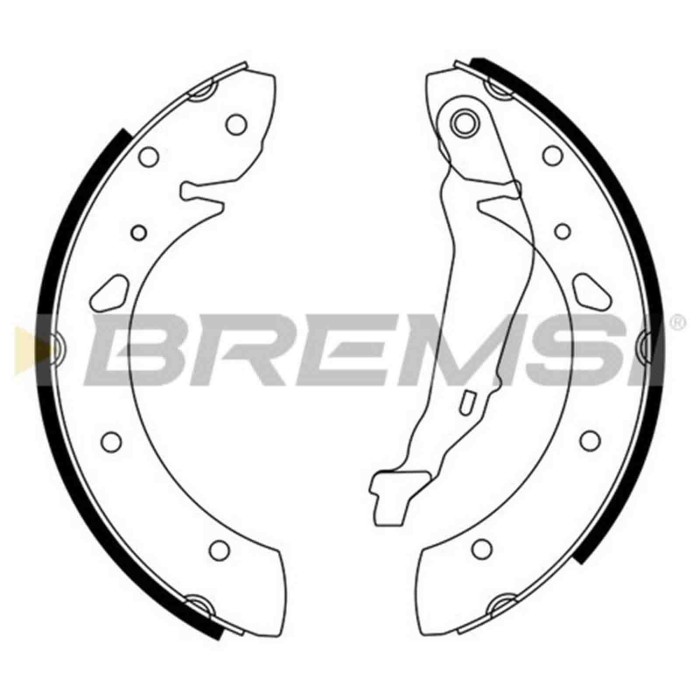 GF0950.JPG Kit Ganasce Freno Posteriore Toyota Avensis Avensis Liftback Avensis Station Wagon Gf0950 04495-05020 S.f. Lucas Girl