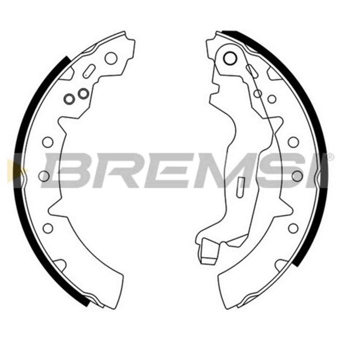 GF0952.JPG Kit Ganasce Freno Posteriore Toyota Carina E Vi Tre Volumi (t19) Gf0952 04495-02110 S.f. Lucas Girling Bremsi