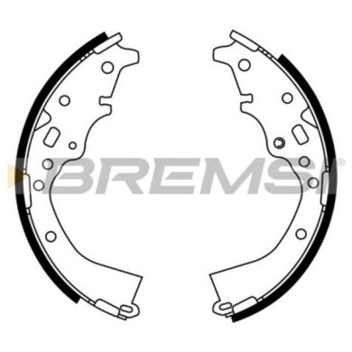 GF0959.JPG Kit Ganasce Freno Posteriore Toyota Crown Crown Station Wagon Gf0959 449543070 S.f. Sumitomo Bremsi