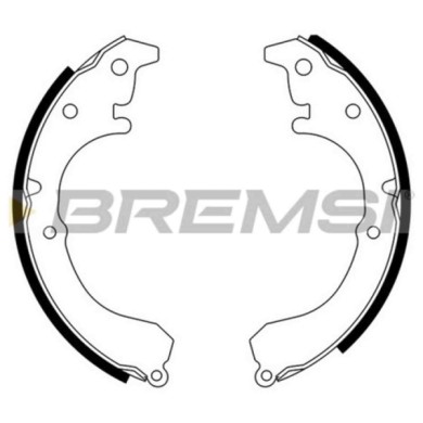 GF0960.JPG Kit Ganasce Freno Posteriore Toyota Corolla (ke Te) Gf0960 449512010 S.f. Sumitomo Bremsi