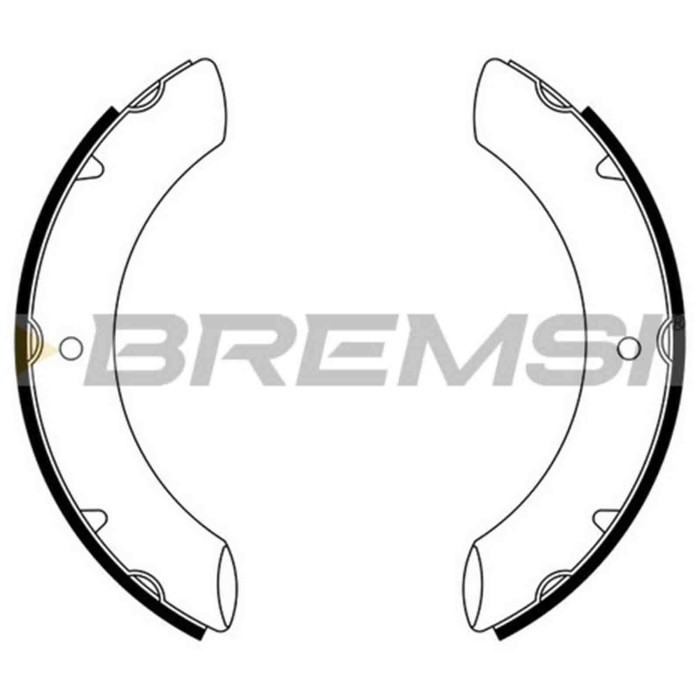 GF0967.JPG Kit Ganasce Freno Anteriore Toyota Land Cruiser Pick-up Land Cruiser Gf0967 04494-60011 S.f. Akebono Bremsi