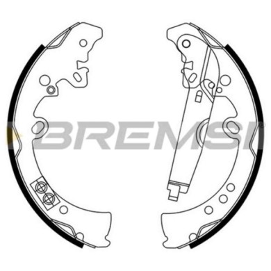 GF0969.JPG Kit Ganasce Freno Posteriore Toyota Hilux Vii Pick-up Hilux Viii Pick-up Gf0969 04495-0k020 S.f. Sumitomo Bremsi