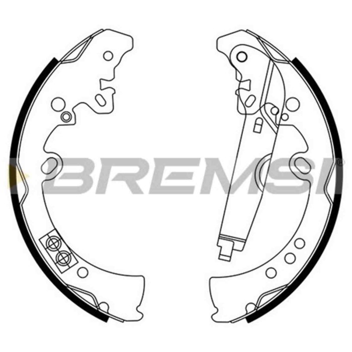 GF0969.JPG Kit Ganasce Freno Posteriore Toyota Hilux Vii Pick-up Hilux Viii Pick-up Gf0969 04495-0k020 S.f. Sumitomo Bremsi