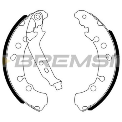 GF0971.JPG Kit Ganasce Freno Posteriore Toyota Yaris Daihatsu Charade Viii Gf0971 044950d040 S.f. Lockheed Ap Bremsi