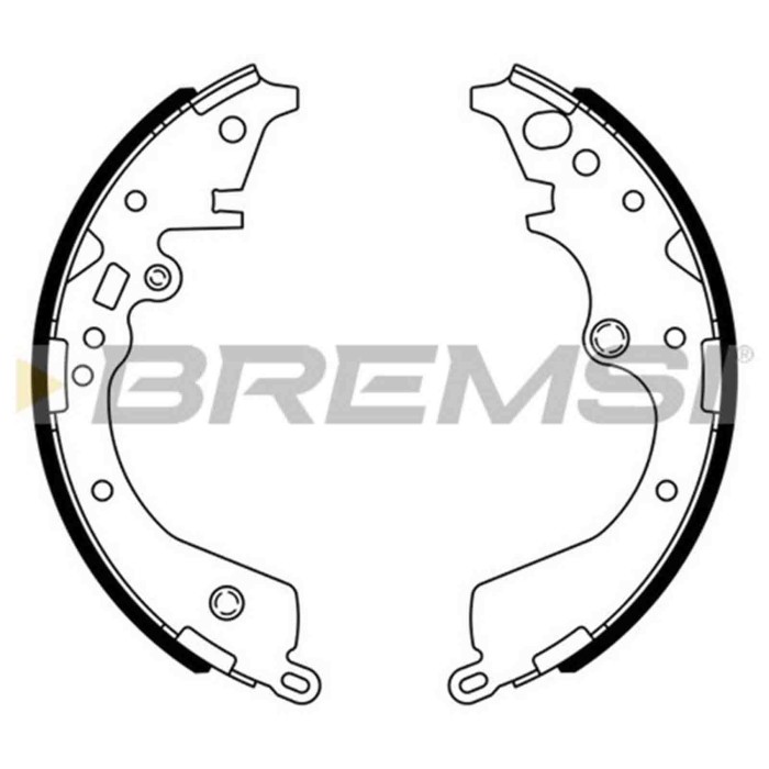 GF0972.JPG Kit Ganasce Freno Posteriore Toyota Hiace V Furgonato Hiace Iv Furgonato Hiace Iv Autobus Gf0972 04495-04010 S.f. Sum