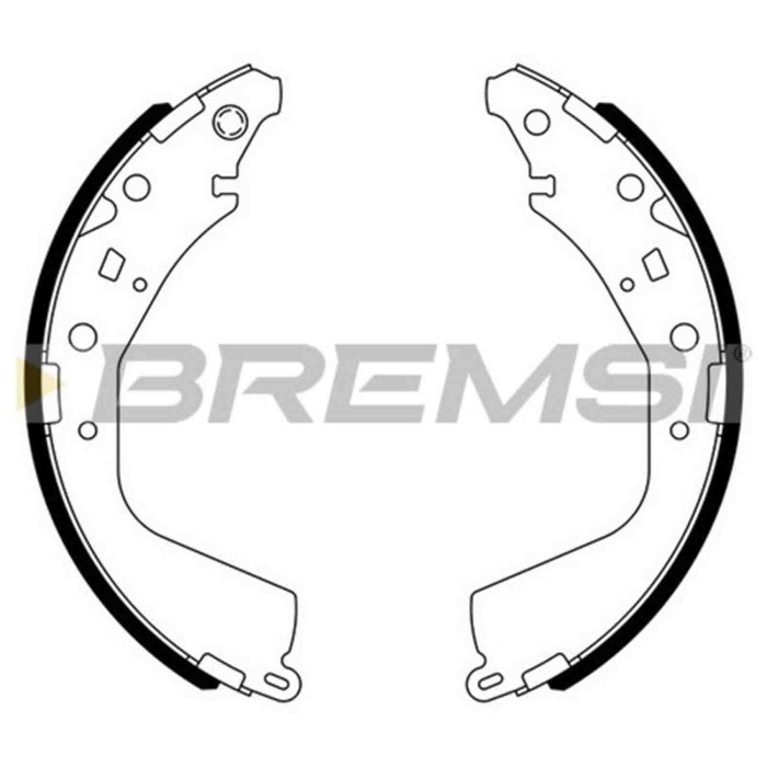 GF0975.JPG Kit Ganasce Freno Posteriore Toyota 4 Runner Gf0975 04495-0k160 S.f. Akebono Bremsi