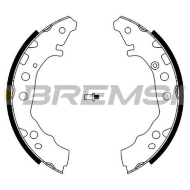 GF0985.JPG Kit Ganasce Freno Posteriore Toyota Iq Gf0985 04495-74010 S.f. Sumitomo Bremsi