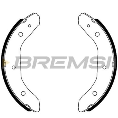 GF0988.JPG Kit Ganasce Freno Posteriore Toyota Dyna 150 Pianale Piatto/telaio Gf0988 449425020 S.f. Akebono Bremsi