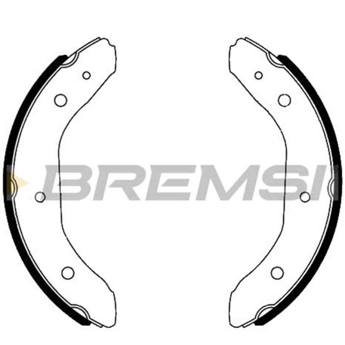 GF0988.JPG Kit Ganasce Freno Posteriore Toyota Dyna 150 Pianale Piatto/telaio Gf0988 449425020 S.f. Akebono Bremsi