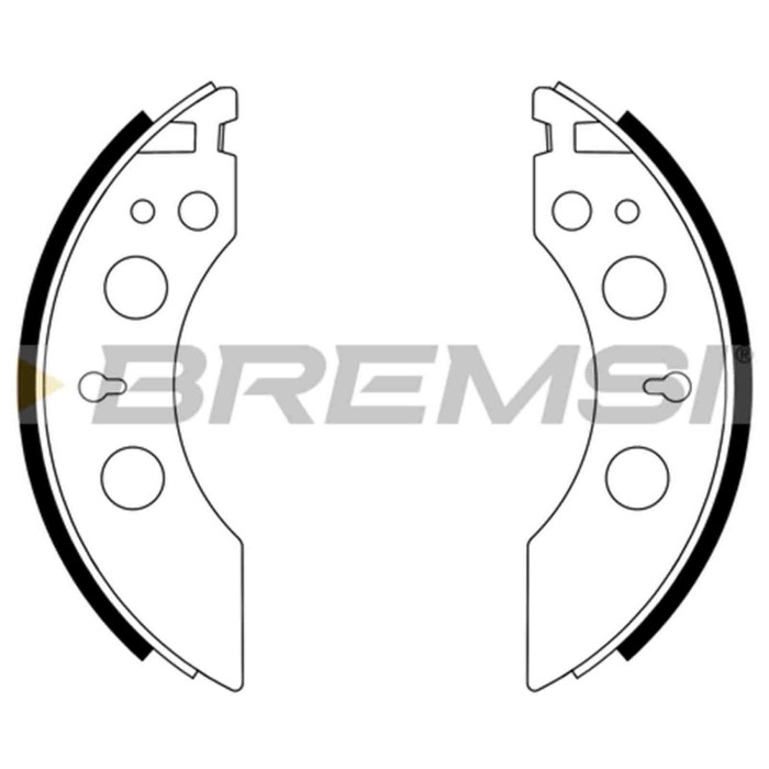 GF1102.JPG Kit Ganasce Freno Posteriore Chevrolet Generico Gf1102 Bremsi