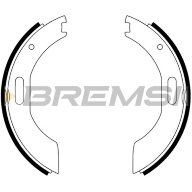 GF1103.JPG Kit Ganasce Freno Posteriore Chevrolet Generico Gf1103 Bremsi